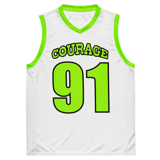 Courage 91 unisex basketball jersey( HGreen)