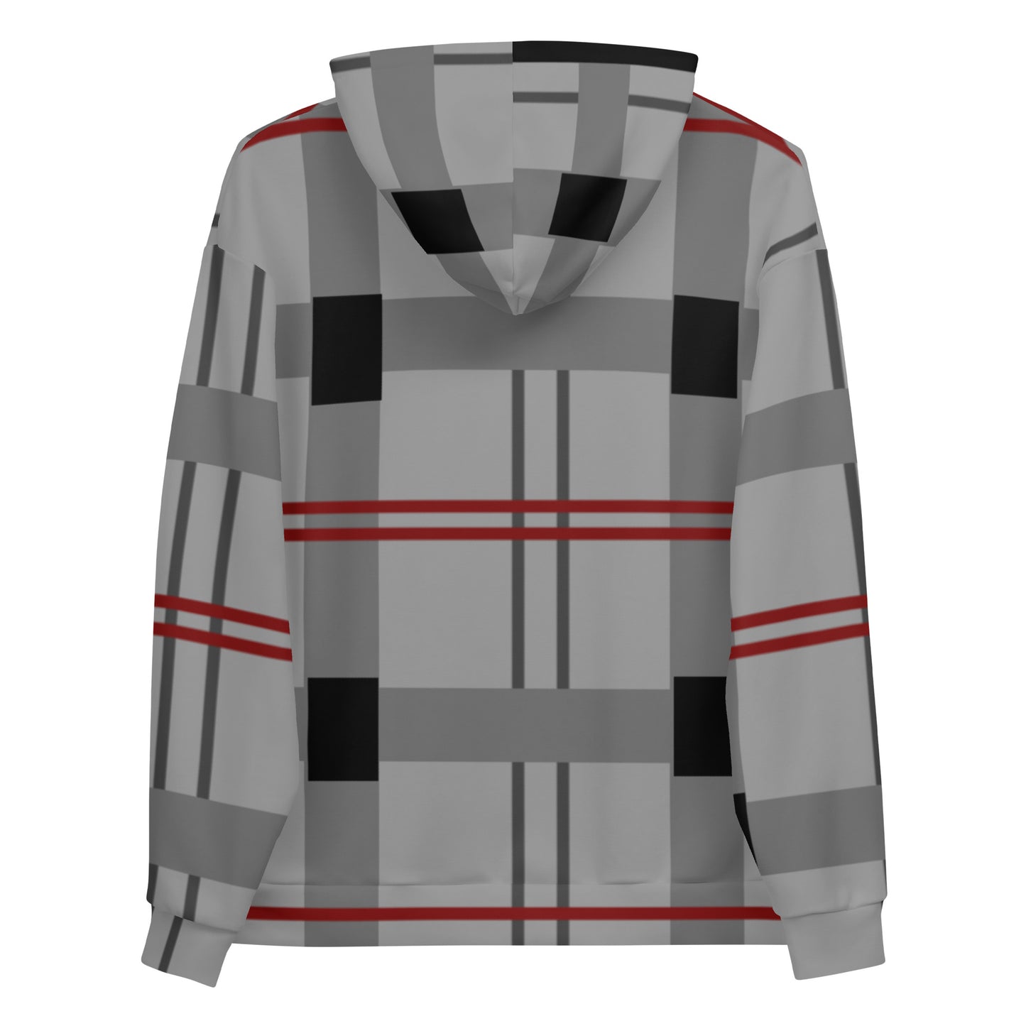 Caleb plaid Unisex Hoodie grey