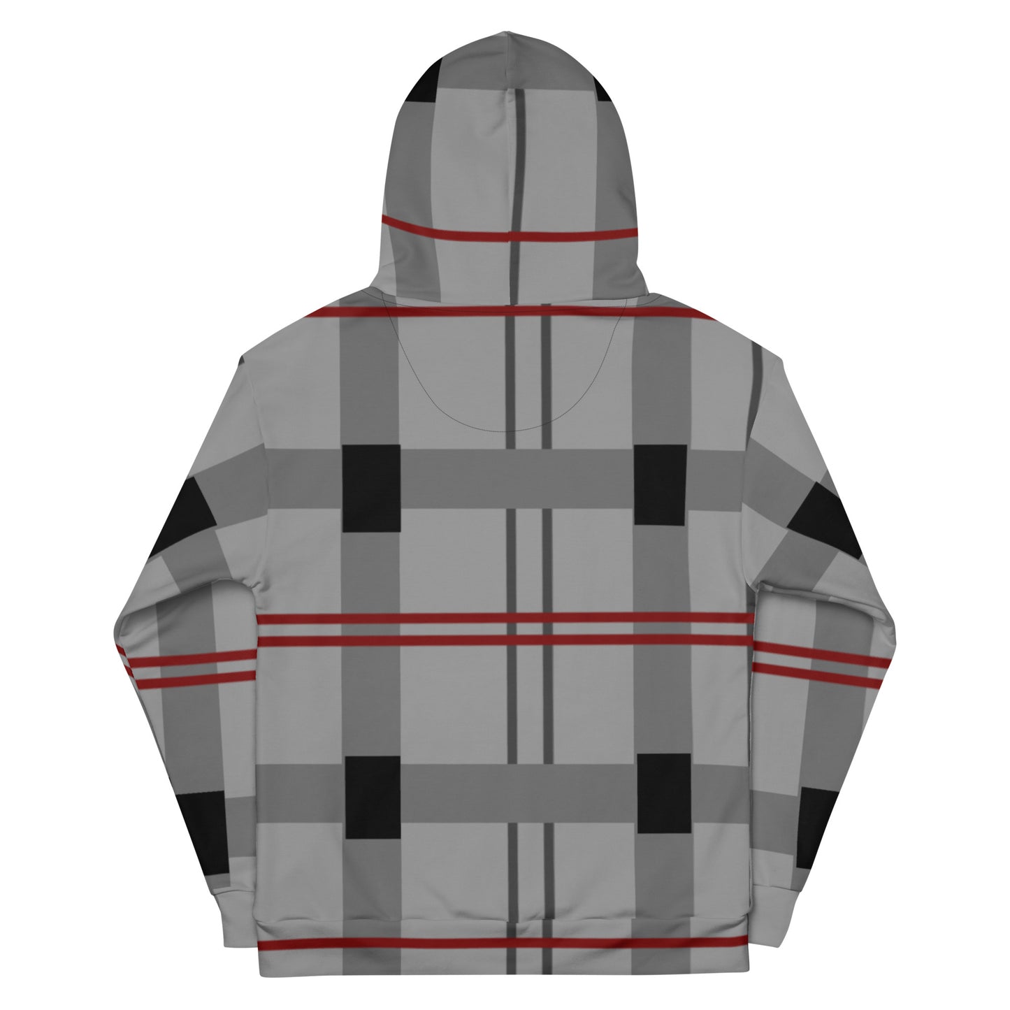 Caleb plaid Unisex Hoodie grey