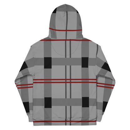 Caleb plaid Unisex Hoodie grey