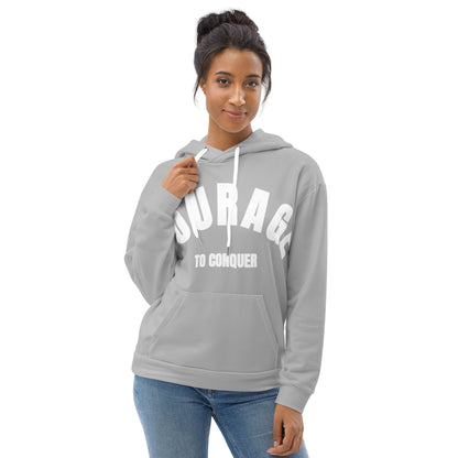 Caleb light Grey Unisex Hoodie