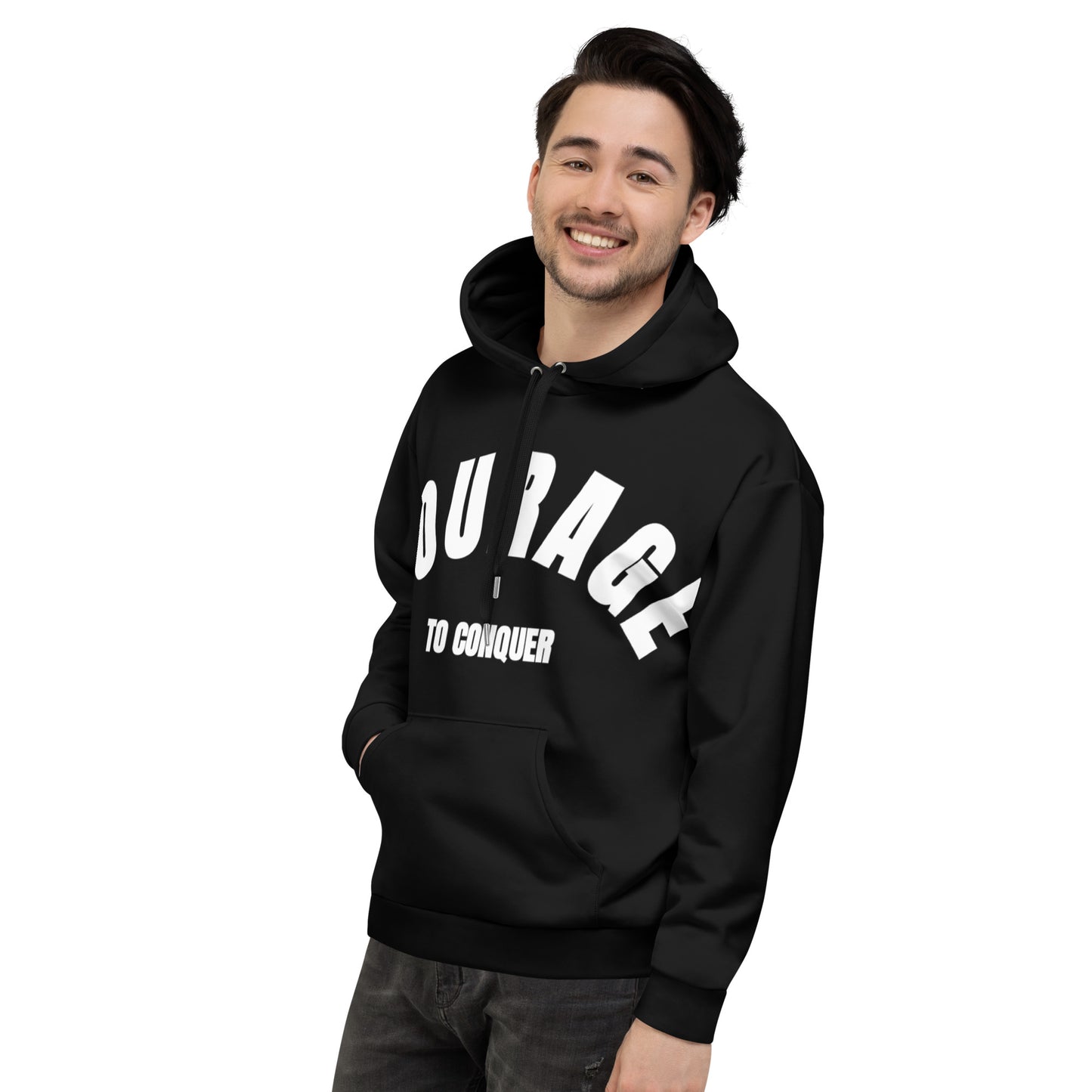 Caleb Black Unisex Hoodie (To conquer)