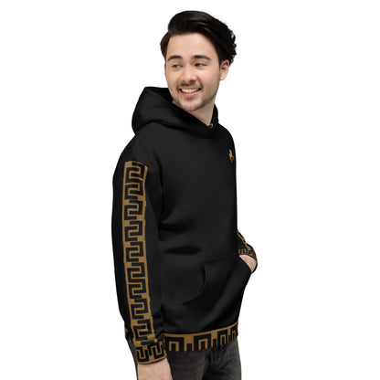 Caleb luxury Unisex stripe Hoodie