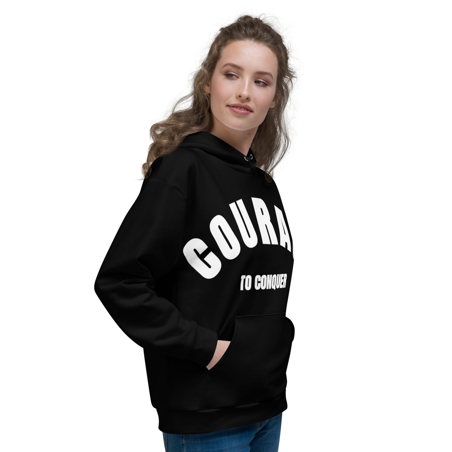 Caleb Black Unisex Hoodie (To conquer)