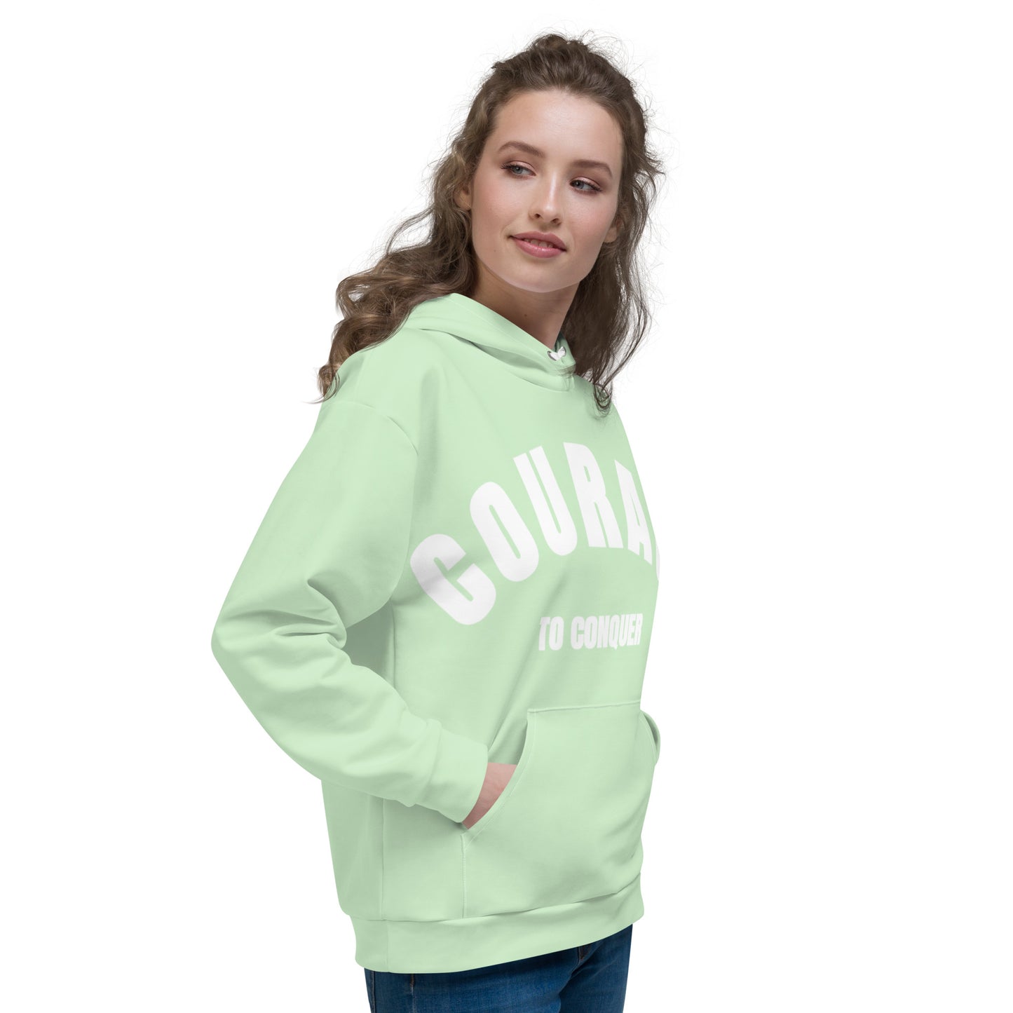 Caleb light green Unisex Hoodie