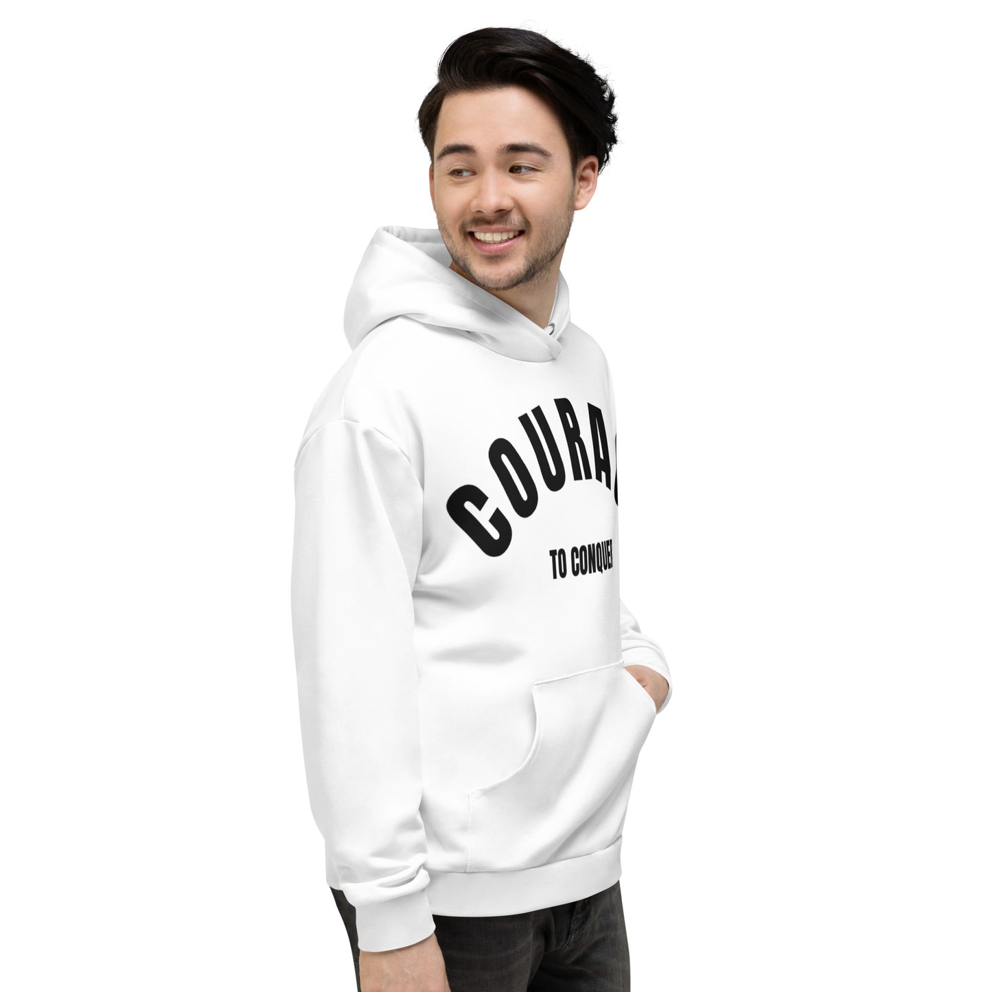 Caleb Unisex Hoodie white (To conquer)