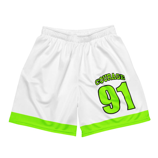 Courage 91 Unisex mesh shorts ( H-Green)