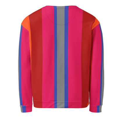 Color stripe sweatshirt