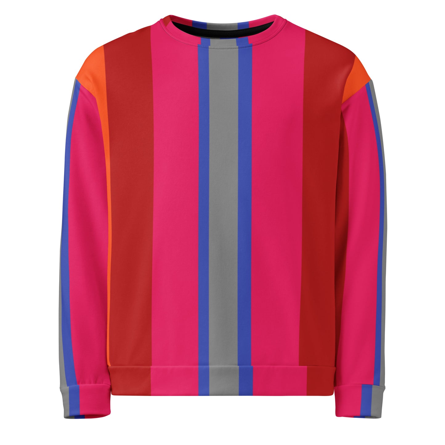 Color stripe sweatshirt