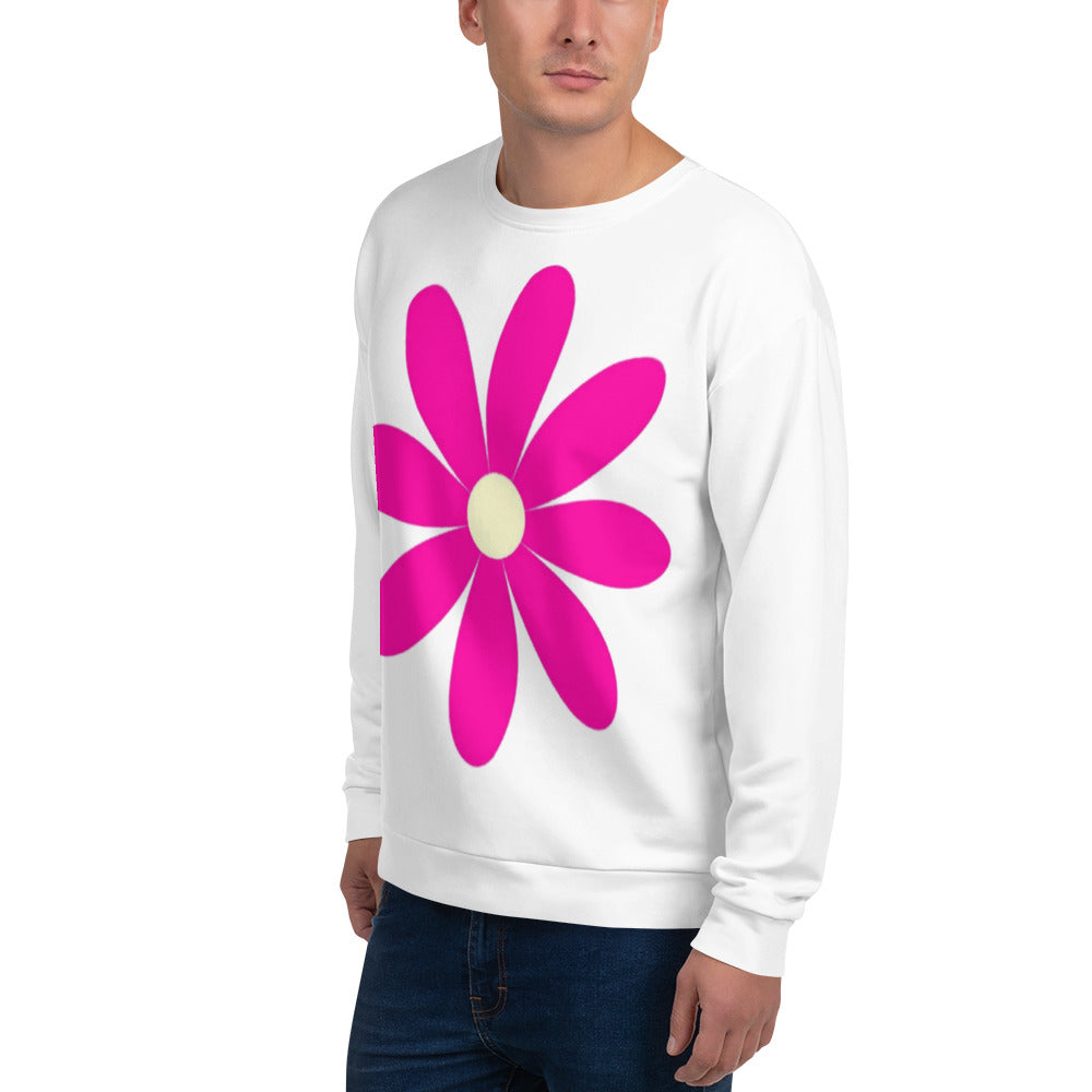 Caleb pink flower Sweatshirt