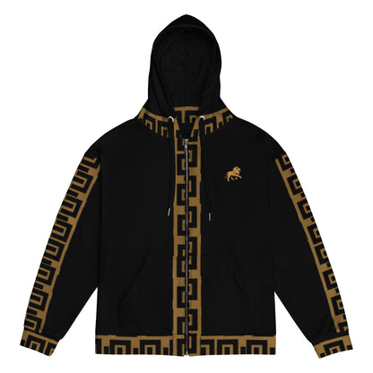 Caleb luxury Unisex zip hoodie