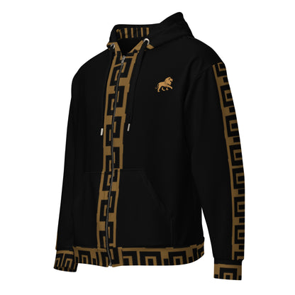 Caleb luxury Unisex zip hoodie