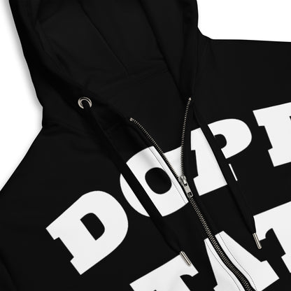 Caleb Unisex dope zip hoodie (black)