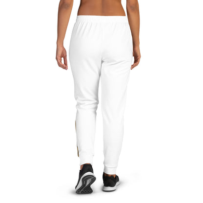 Caleb luxury Women's Joggers white