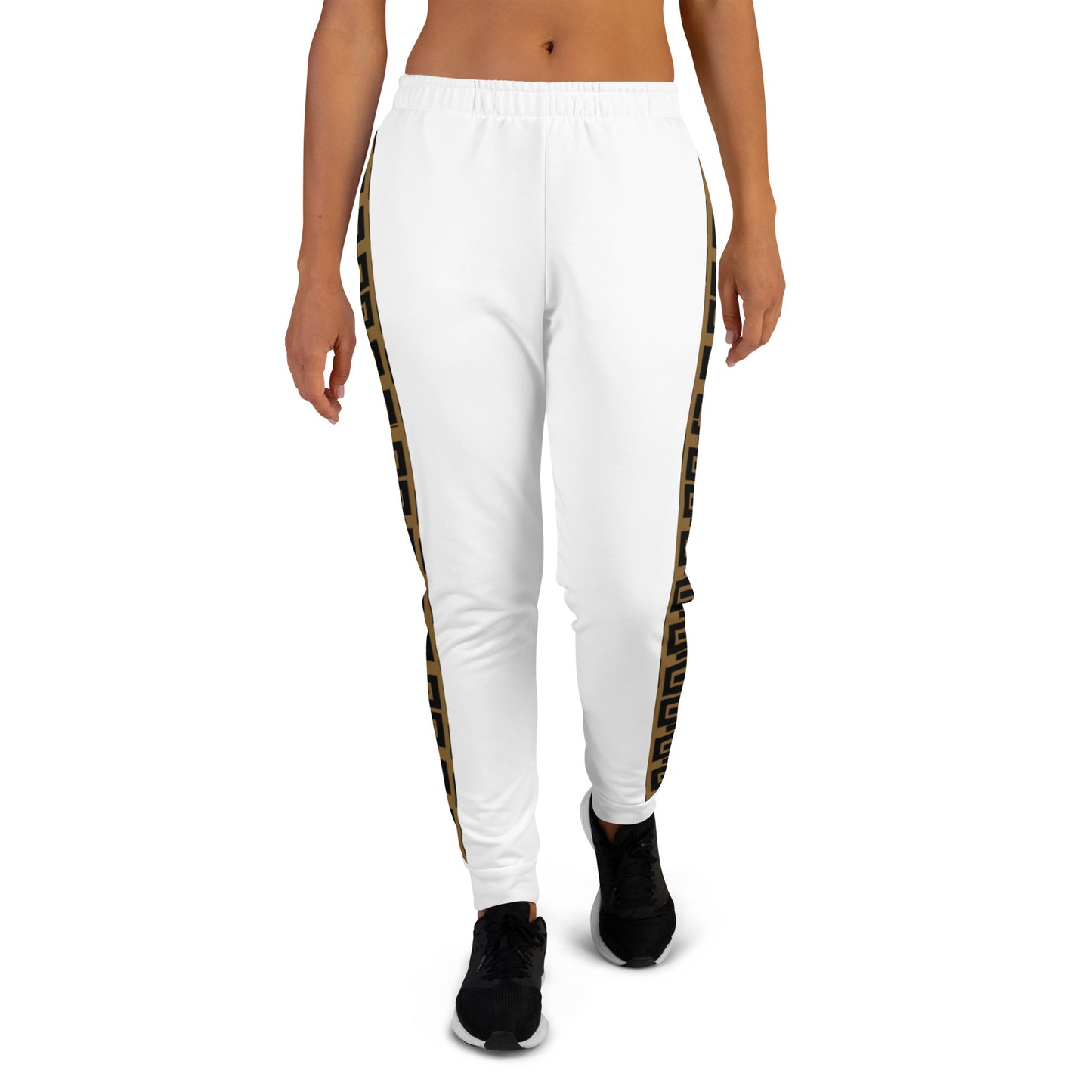 Caleb luxury Women's Joggers white