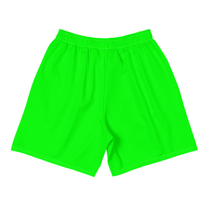 Caleb Unisex highlighter green sporty Shorts