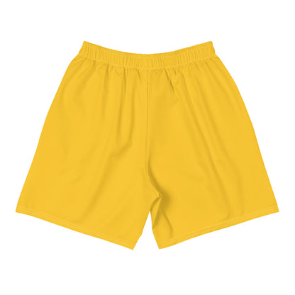 Caleb Unisex yellow sporty Shorts