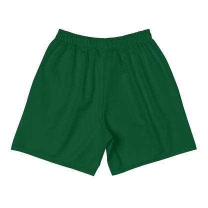 Caleb Unisex dark green sporty Shorts