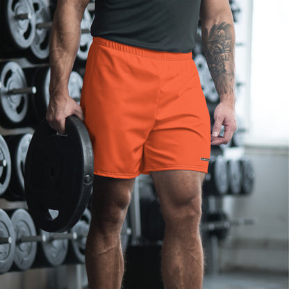 Caleb Unisex orange Sporty Shorts