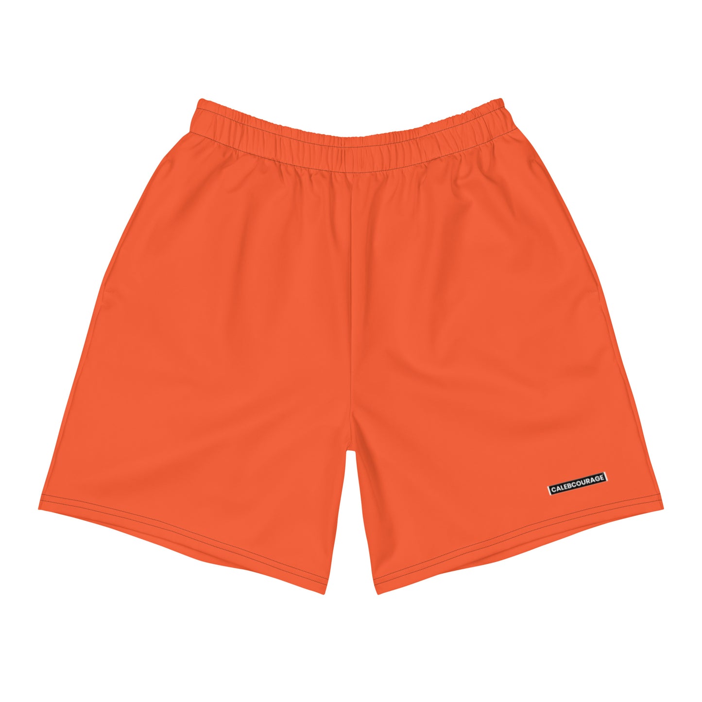 Caleb Unisex orange Sporty Shorts