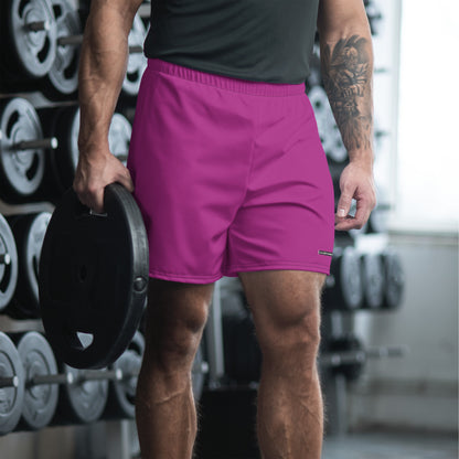 Caleb unisex  sporty Long fushia Shorts