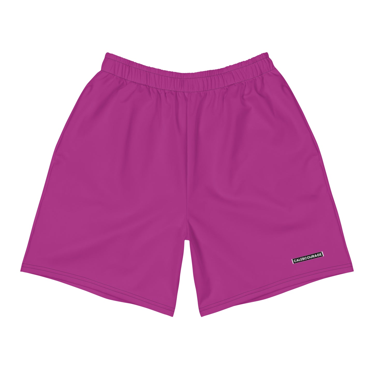 Caleb unisex  sporty Long fushia Shorts