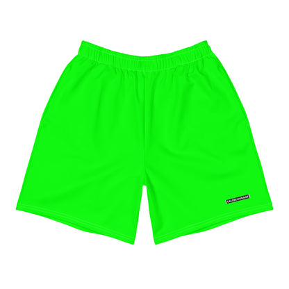 Caleb Unisex highlighter green sporty Shorts