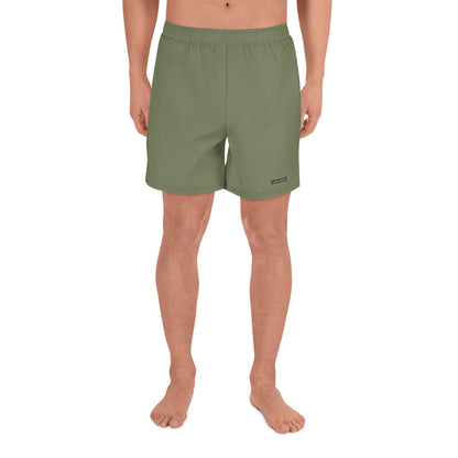 Caleb Unisex army green sporty Shorts