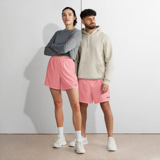 Caleb Unisex peach sporty Shorts