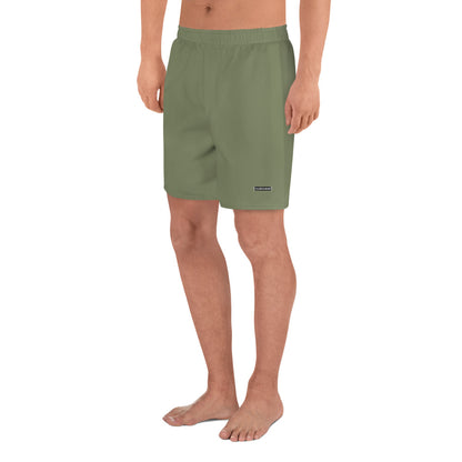 Caleb Unisex army green sporty Shorts