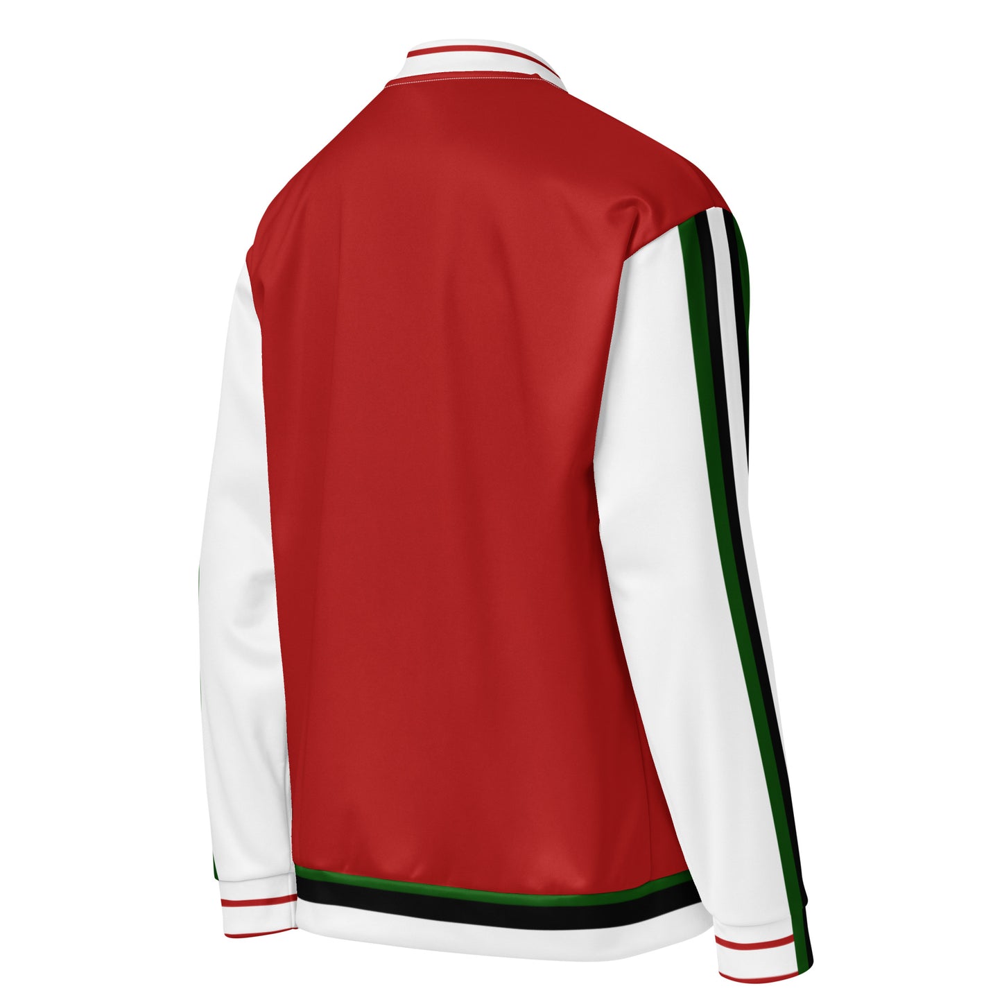 Caleb Unisex Bomber Jacket red