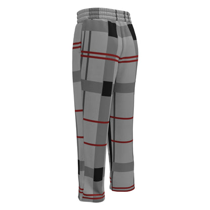 Caleb plaid Wide-leg joggers