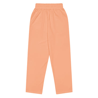 Caleb peach Wide-leg joggers