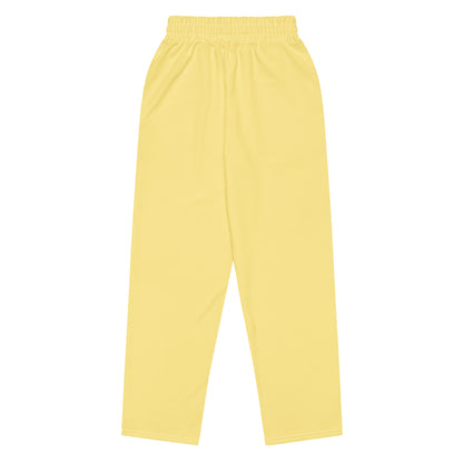 Caleb yellow Wide-leg joggers