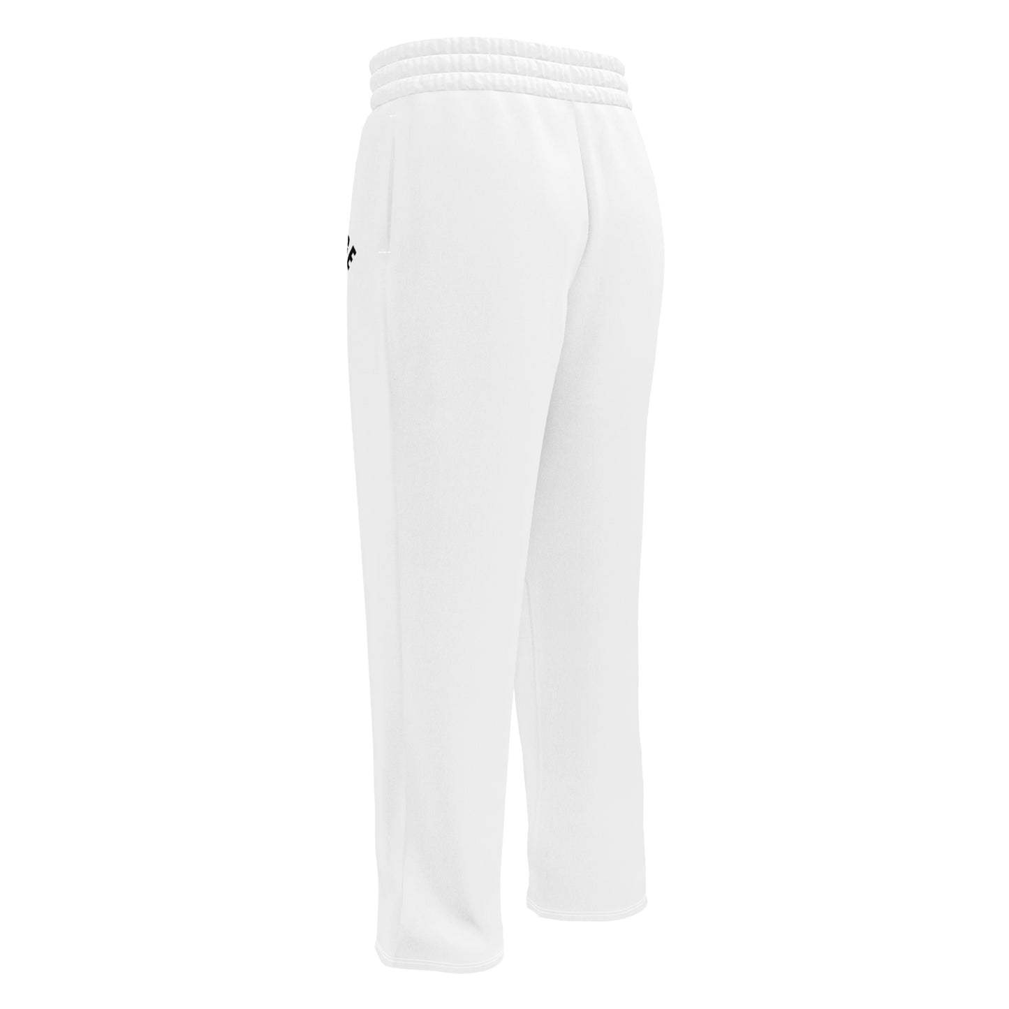 Caleb Wide-leg joggers white