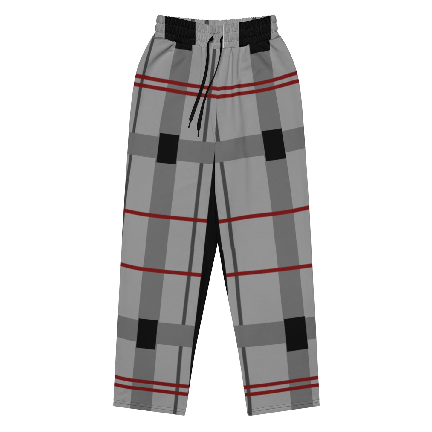 Caleb plaid Wide-leg joggers