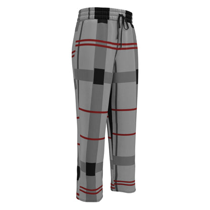 Caleb plaid Wide-leg joggers