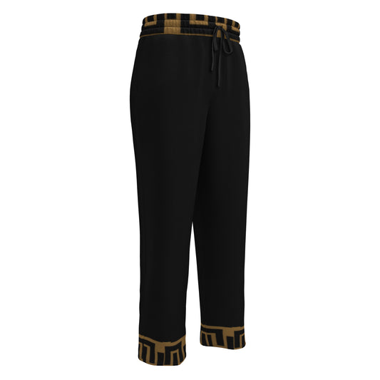 Caleb luxury Wide-leg joggers