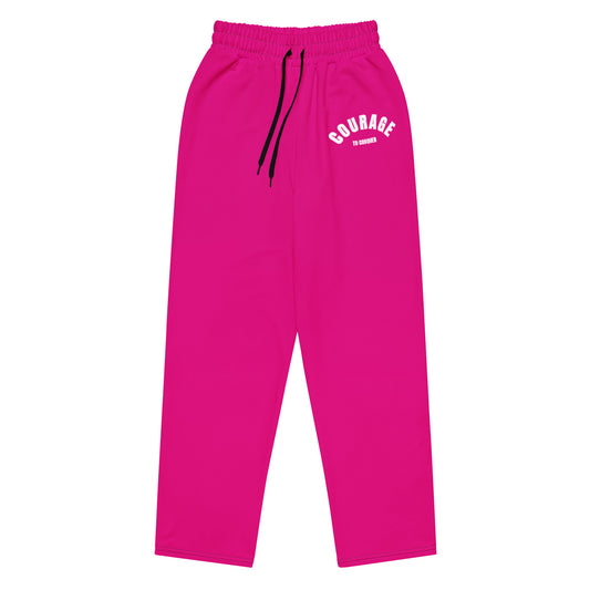 Caleb roast pink Wide-leg joggers