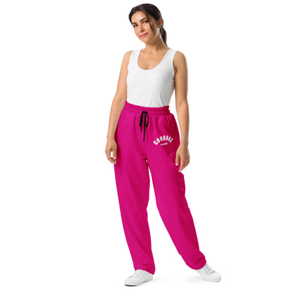 Caleb roast pink Wide-leg joggers