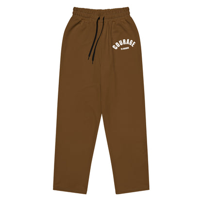 Caleb cocoa Wide-leg jogger