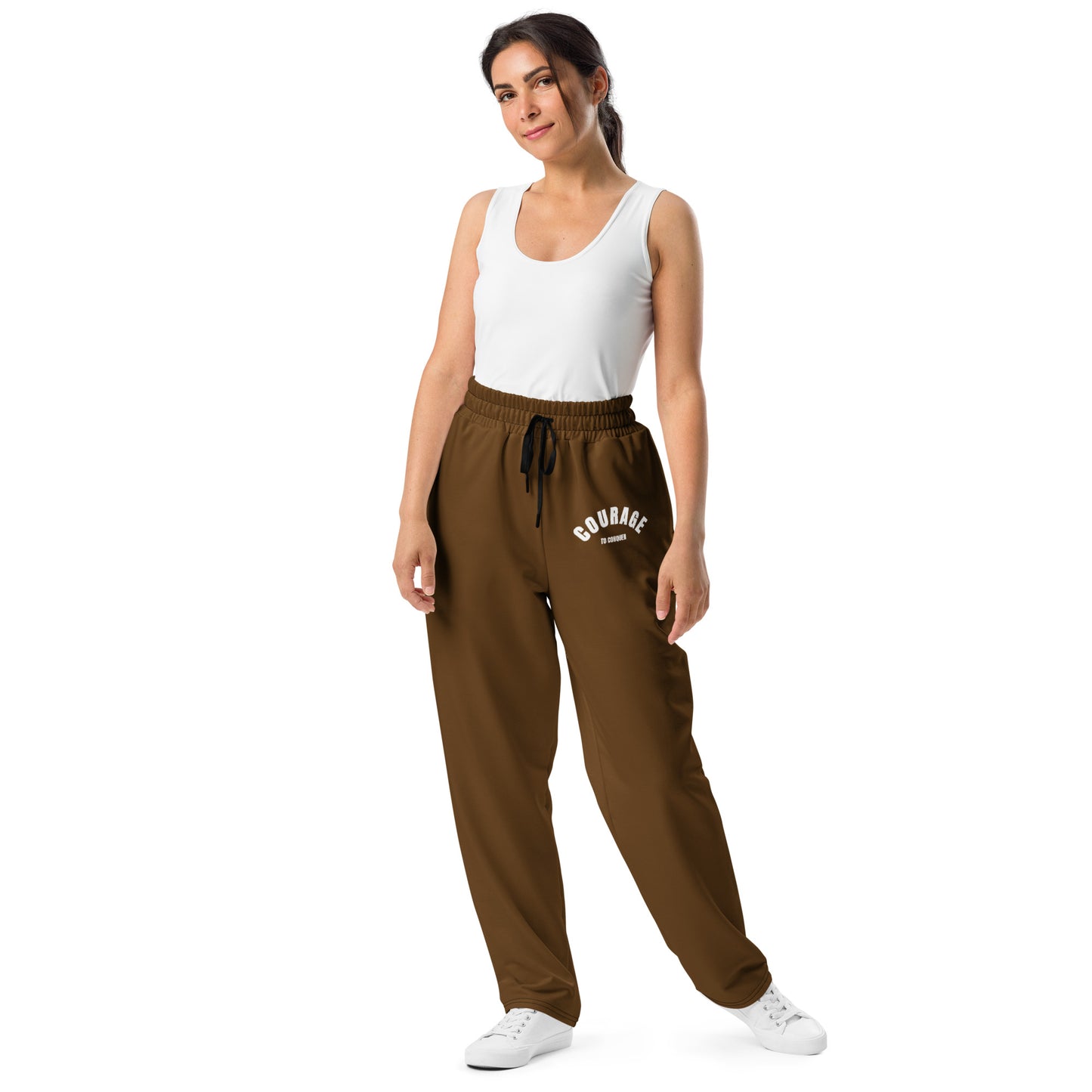 Caleb cocoa Wide-leg jogger