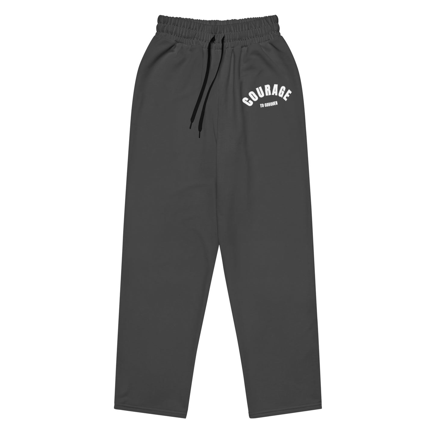 Caleb darkblk grey Wide-leg joggers