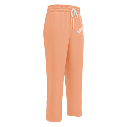 Caleb peach Wide-leg joggers