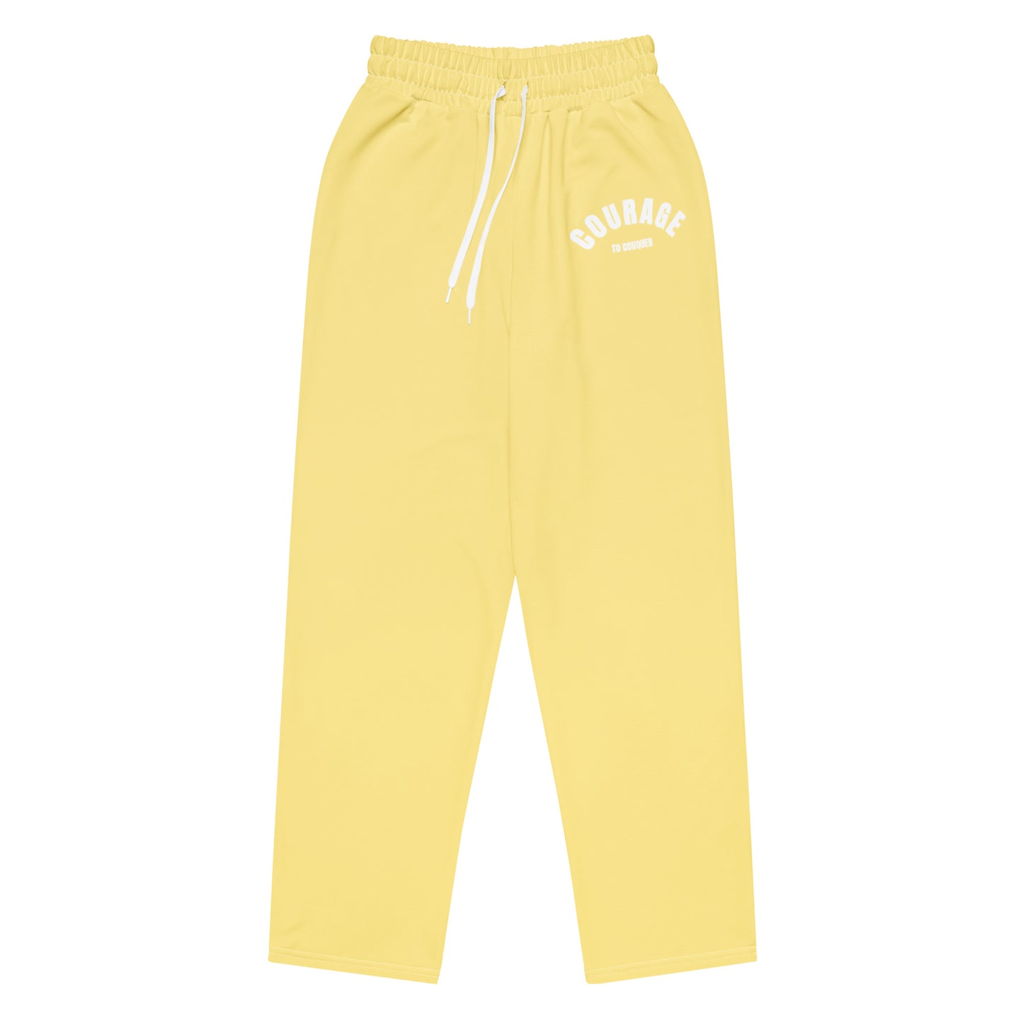 Caleb yellow Wide-leg joggers