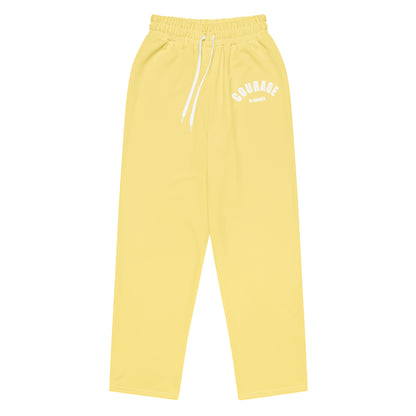 Caleb yellow Wide-leg joggers