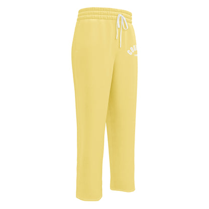 Caleb yellow Wide-leg joggers