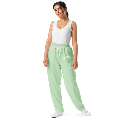 Caleb light green Wide-leg joggers