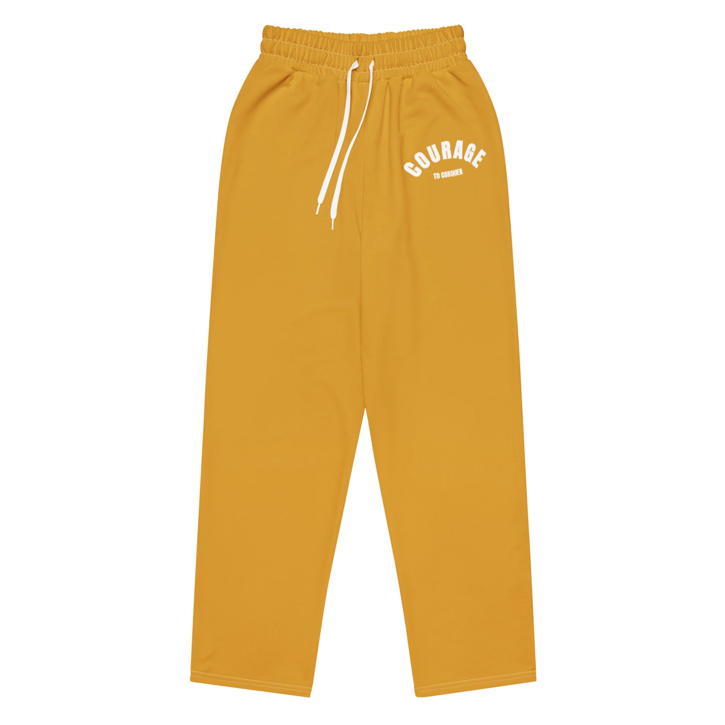 Caleb gold Wide-leg joggers