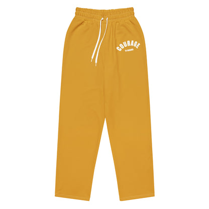 Caleb gold Wide-leg joggers